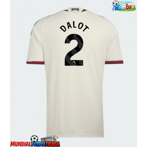 Camiseta Manchester United Diogo Dalot #2 Tercera Equipación Replica 2026-27 mangas cortas